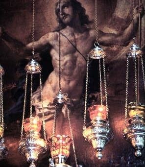 Le Christ ressuscité, basilique du Saint-Sépulcre
