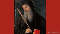 Saint Benoît, par le Pérugin (Musei Vaticani)