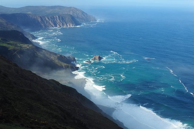 Falaises au bord de l'océan